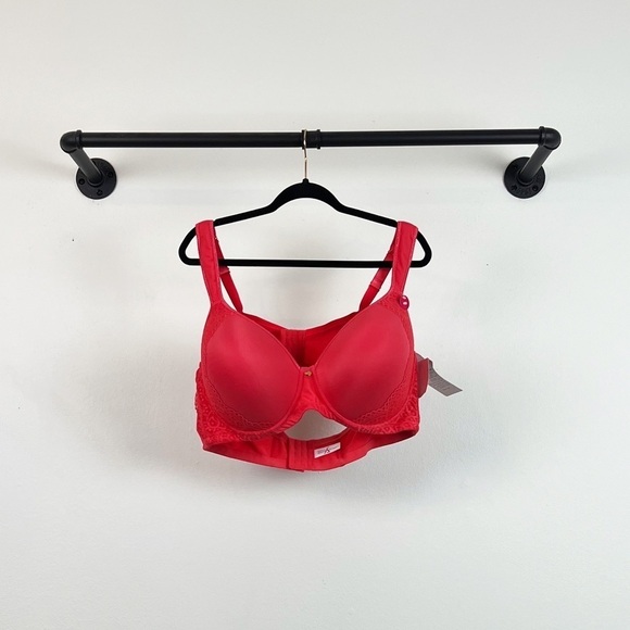 NWT Ashley Stewart Butterfly Double Layer Smoothing Lace Underwire Bra - Picture 4 of 7